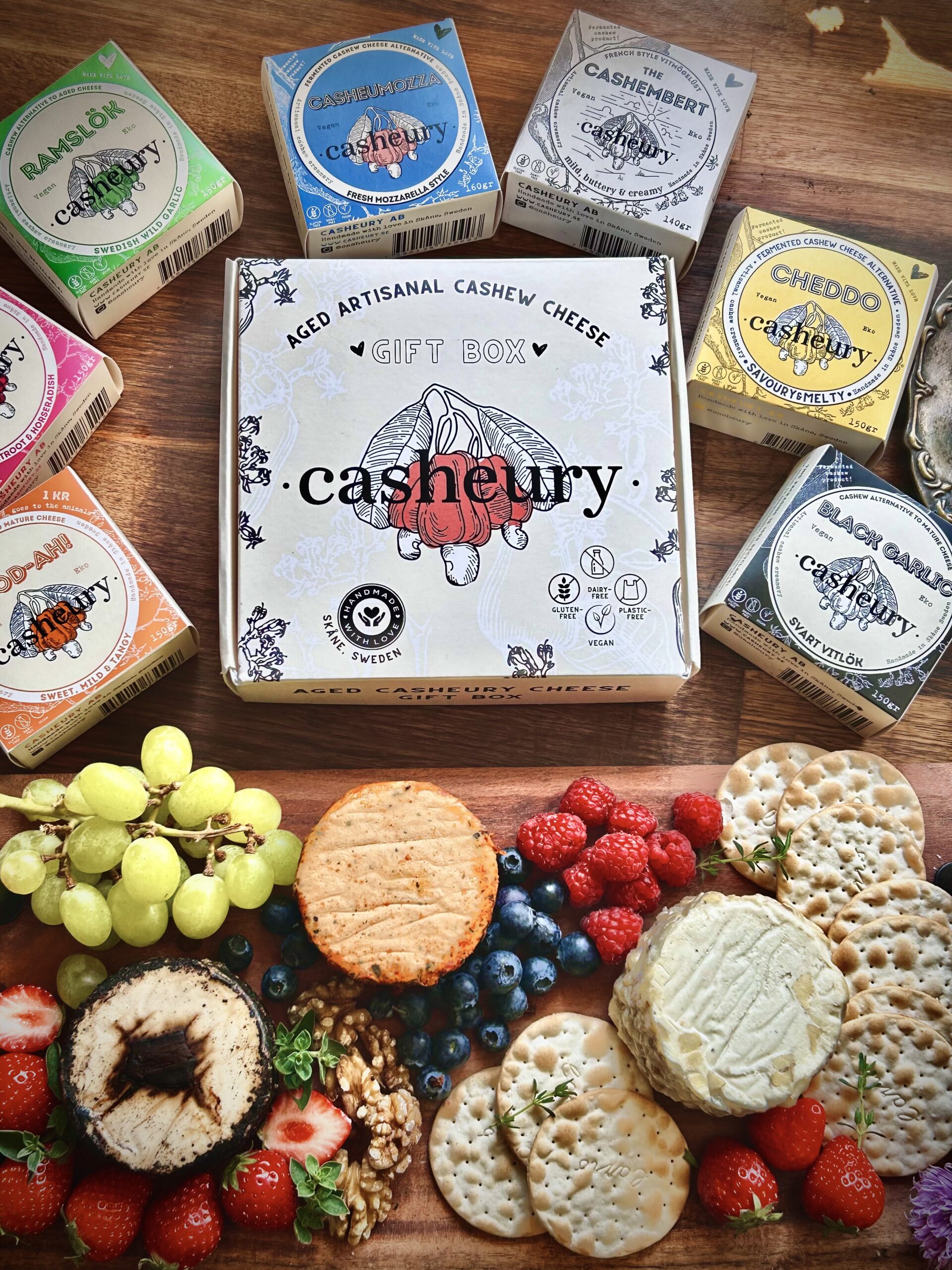 Casheury plantebaserede oste af cashewnødder